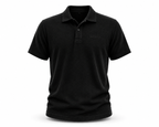 Premium Terry Polo - Black | 1HUNNA
