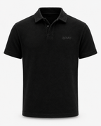 Terry Polo & Shorts -  Black | 1HUNNA