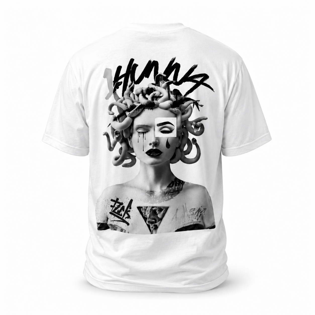 Gallery 005 Queen of Curses T-shirt - White | 1HUNNA