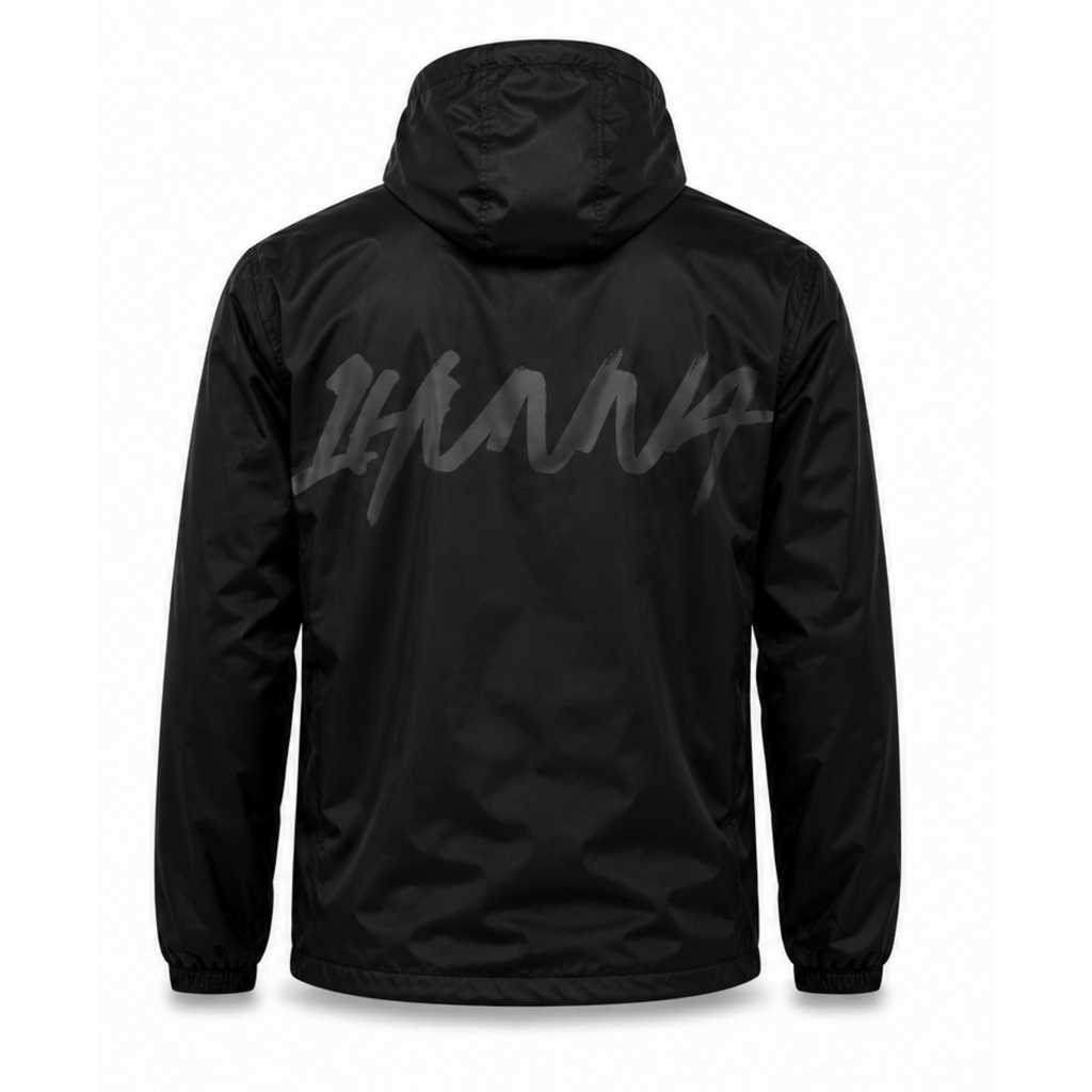Ghost Windbreaker Premium Essential - Black |  1HUNNA