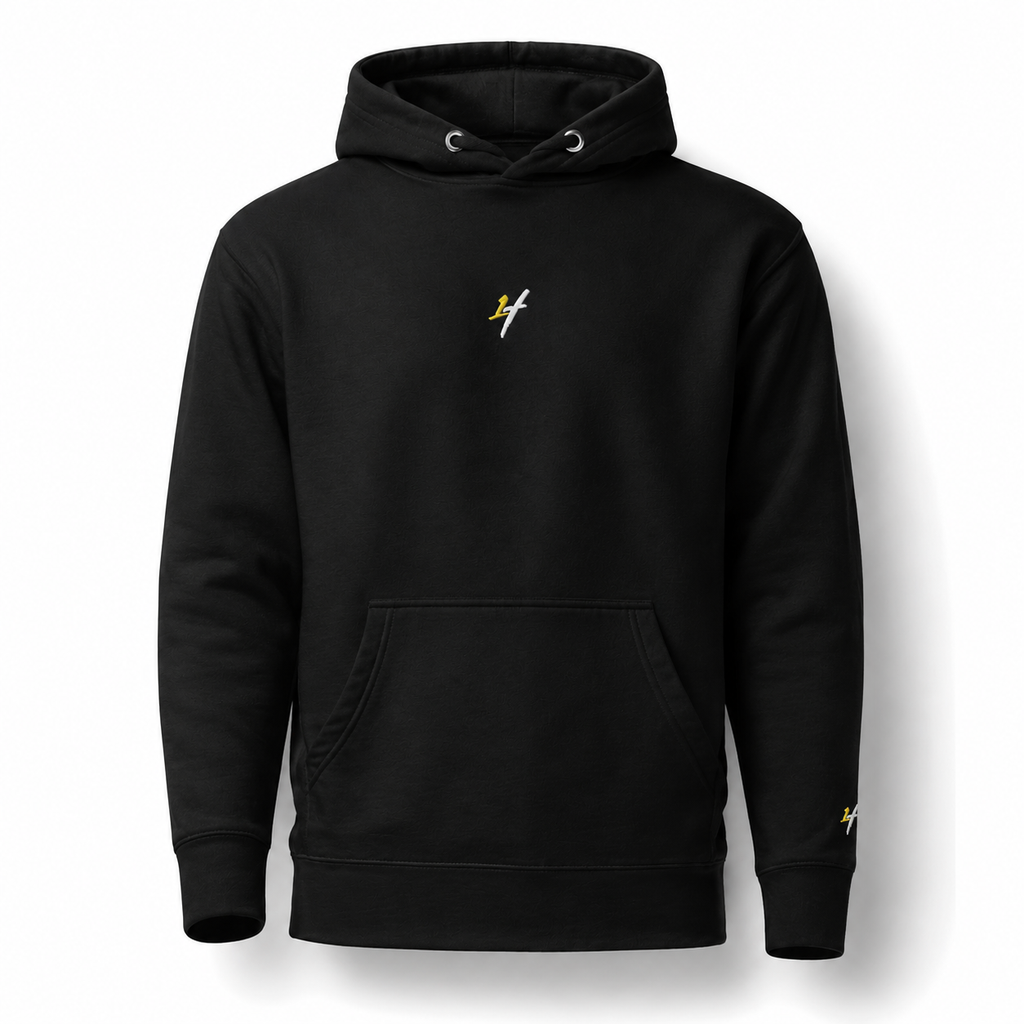 Gallery 002 Chaotic Angel Hoodie  - Black | 1HUNNA