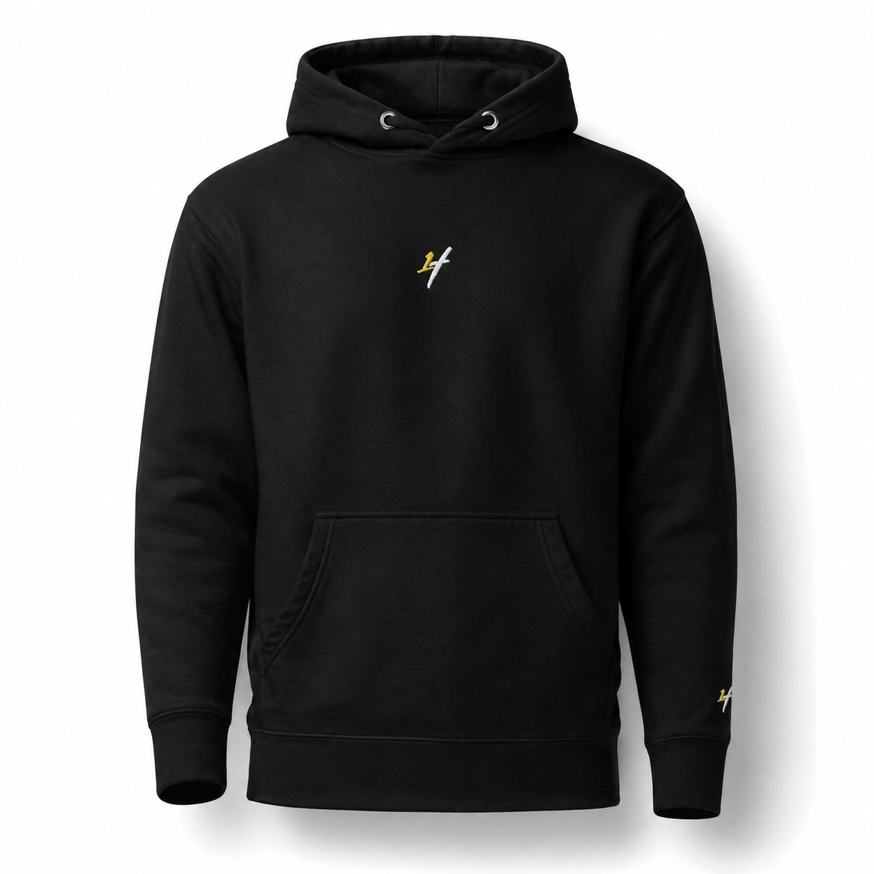 Gallery 002 Chaotic Angel Hoodie - Black | 1HUNNA