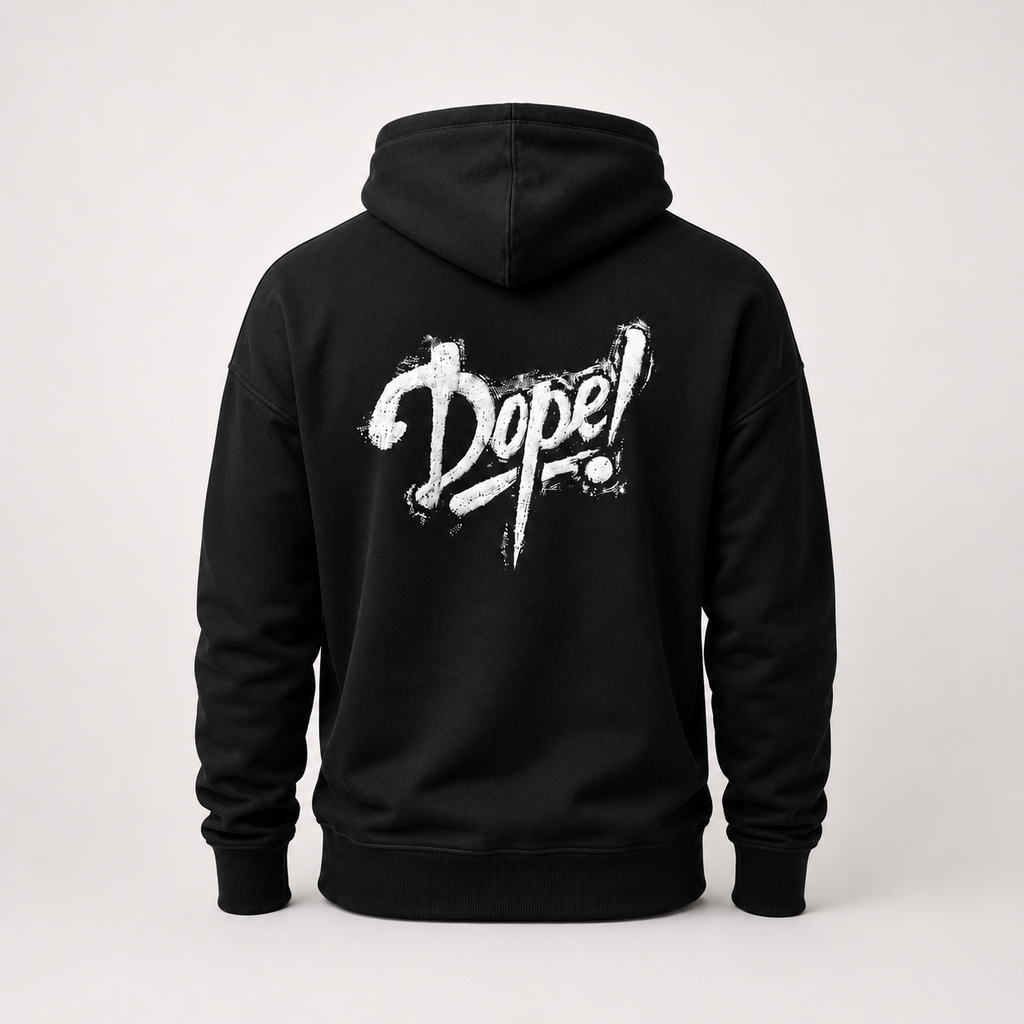 Narcotics Powder Hoody - Black | HUNNA