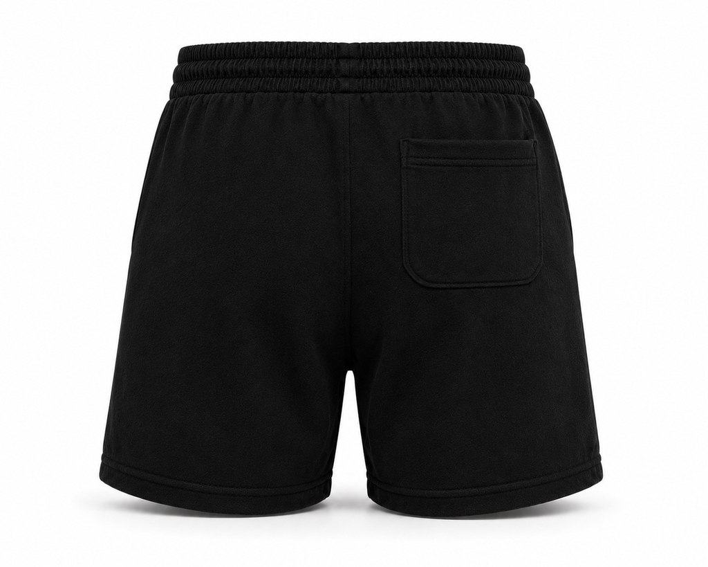 Premium Terry Shorts - Black | 1HUNNA