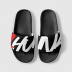 Signatures 001 Pool Slides - Black | 1HUNNA