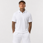 Terry Polo & Shorts Set – Black | 1HUNNA