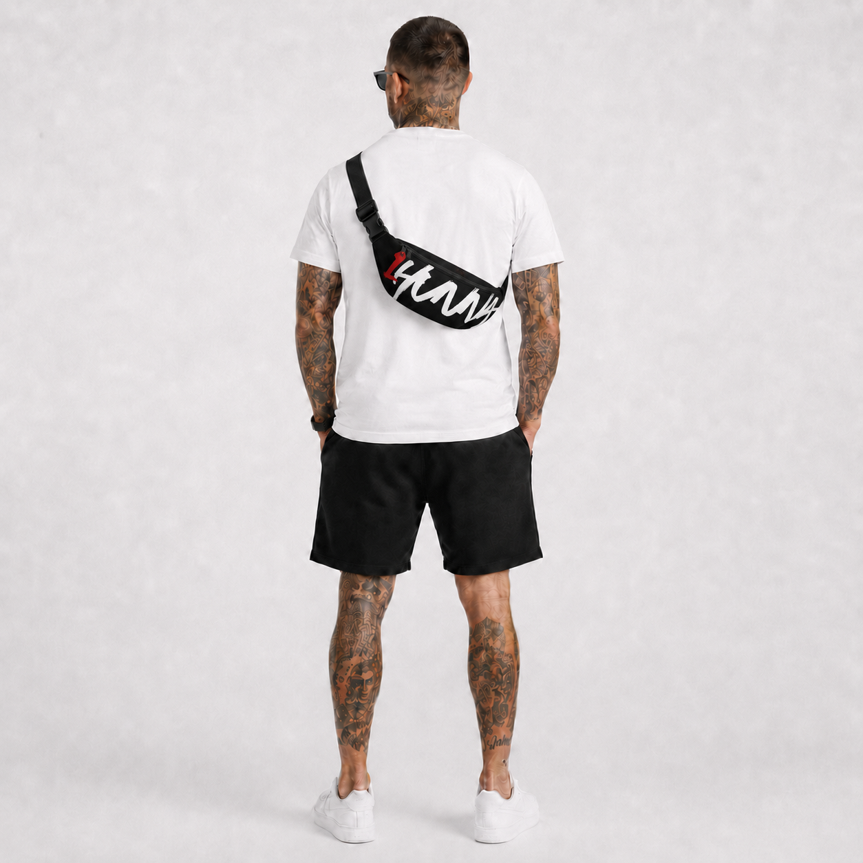 Signature 001 Bumbag - Black | 1HUNNA