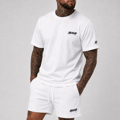Casuals Heavyweight (10.8 oz/yd²) T-shirt - White | 1HUNNA