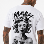 Gallery 005 Queen of Curses T-shirt - White | 1HUNNA