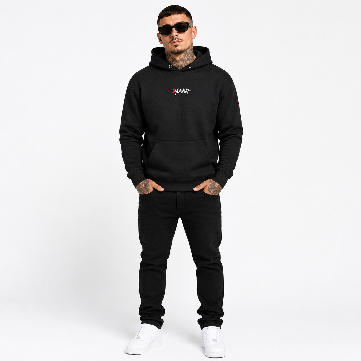 Gallery 005 Fallen Angel Hoodie - Black | 1HUNNA