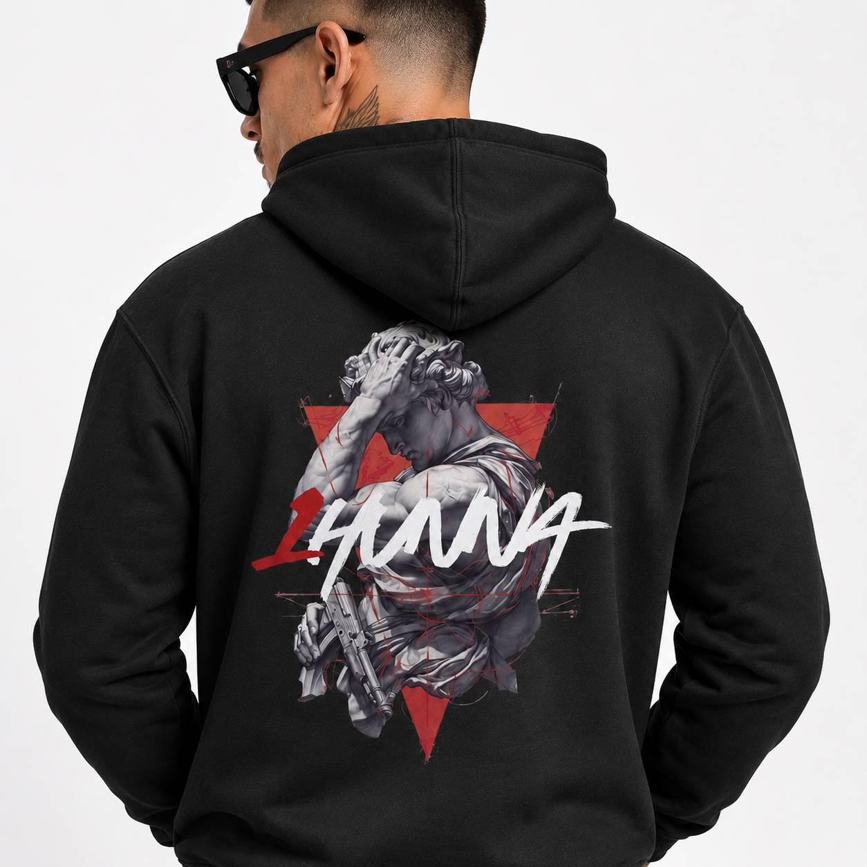 Gallery 005 Fallen Angel Hoodie - Black | 1HUNNA
