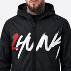Signatures 001 Windbreaker - Black | 1HUNNA