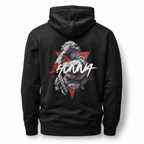 Fallen Angel Hoodie  - Black |  1HUNNA