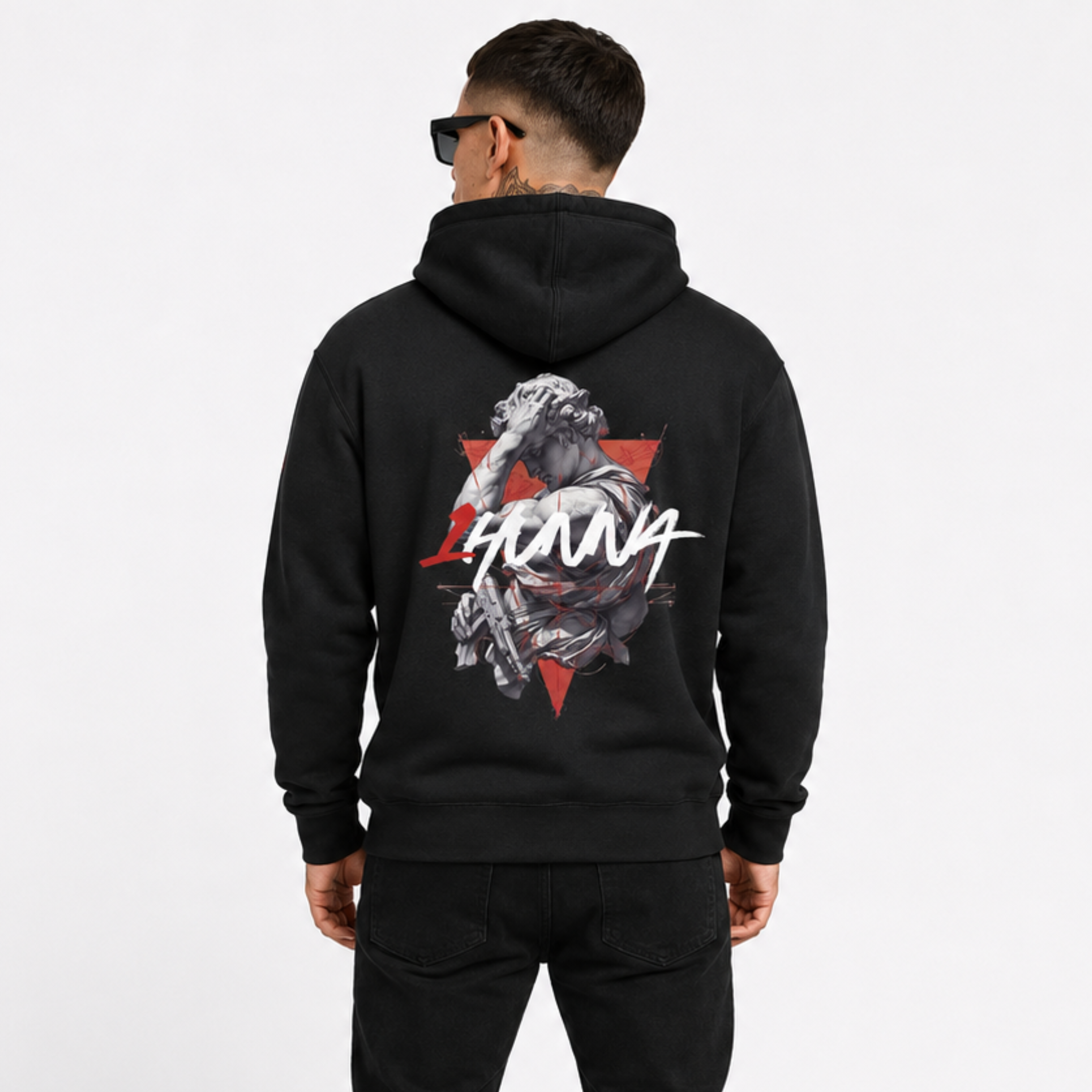 Gallery 005 Fallen Angel Hoodie - Black | 1HUNNA