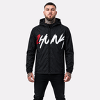 Signatures 001 Windbreaker - Black | 1HUNNA