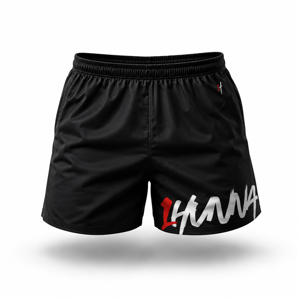 Athletic Shorts Signature 001 - Black  | 1HUNNA
