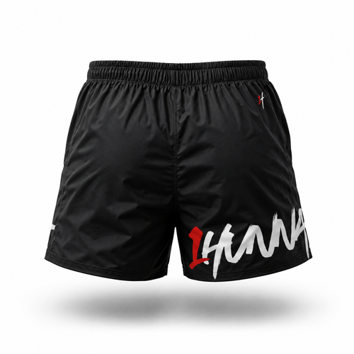 Athletic Shorts Signature 001 - Black | 1HUNNA