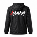 Singatures Windbreaker Red and White - Black | 1HUNNA