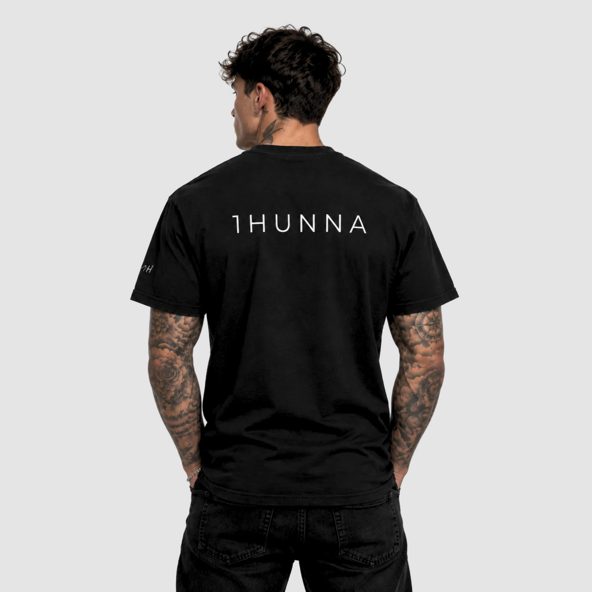 Casual 1HUNNA T-shirt – Black